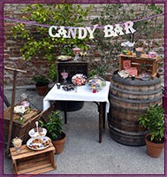 Süßigkeiten Buffet - Candy Bar