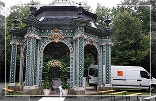 Grner Pavillon in Laxenburg